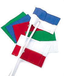 Two Colour Corner Flags